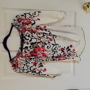 Silky dress blouse NWT